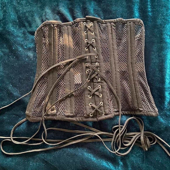 Mesh Hourglass Curve Standard Underbust Corset : CS-426 - Picture 2 of 3